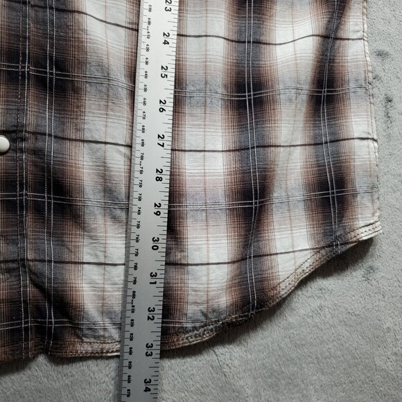 Duluth Long Sleeve Button Down Plaid Shirt 1 Pocket Blue Teal Pink Men Sz XLT E - Picture 11 of 11